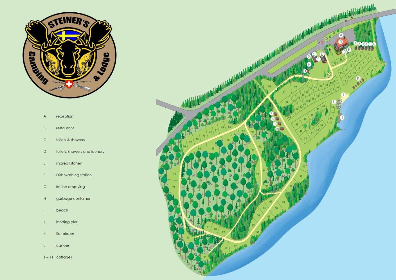 Steiner'S Camping & Lodge Johannisholm Dış mekan fotoğraf